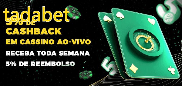 Promoções do cassino ao Vivo tadabet